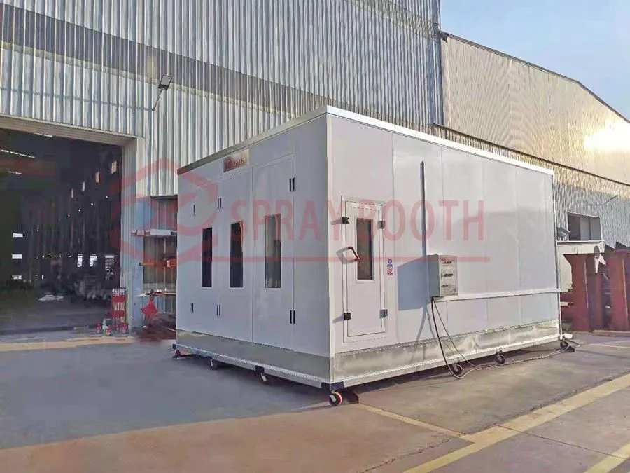 Movable Spray Paint Booth for Yacht 1