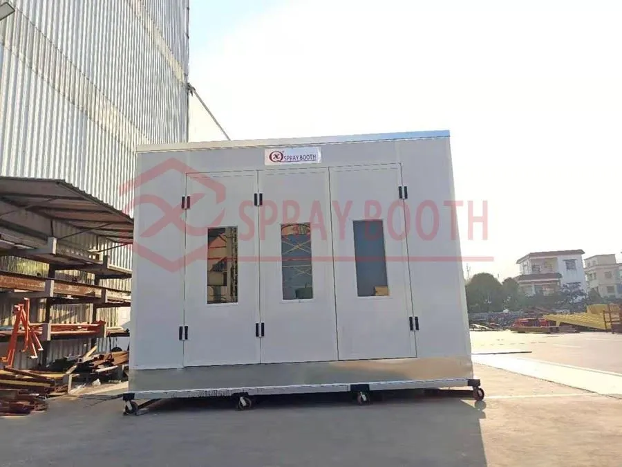 Movable Spray Paint Booth for Yacht 2